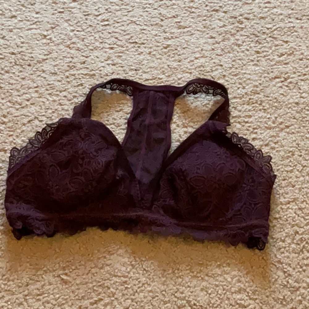 Maroon Lace Aerie Bralette